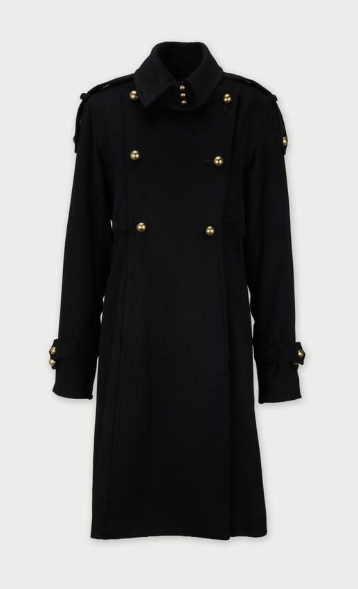 Yves Saint Laurent | 2005 Black Wool Coat