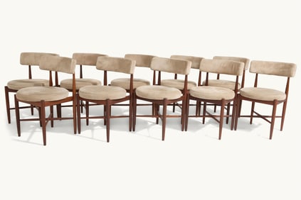 Gwyneth Paltrow | Set of 10 Ib Kofod Larsen for G Plan Fresco Dining Chairs