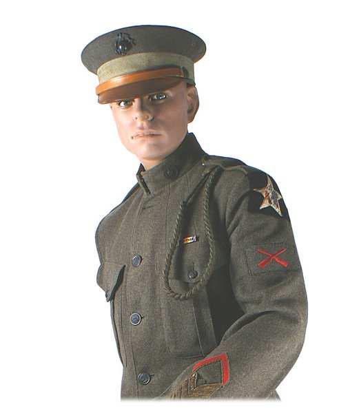 U S Marine Wwi Complete Uniform Mannequin Lot 858