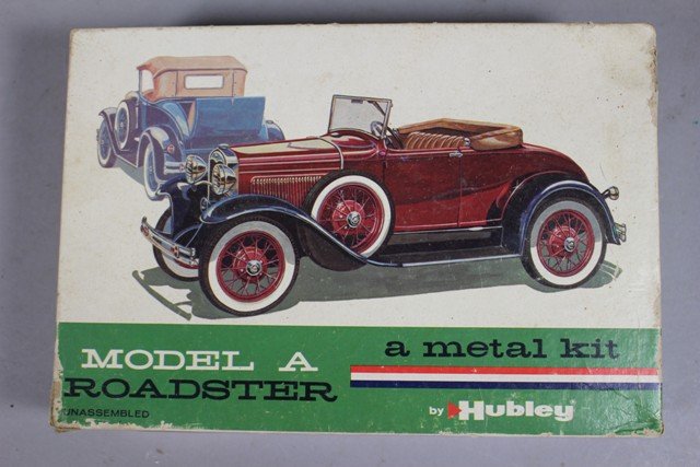 Vintage Hubley Model A Roadster Metal Kit in Box : Lot 493