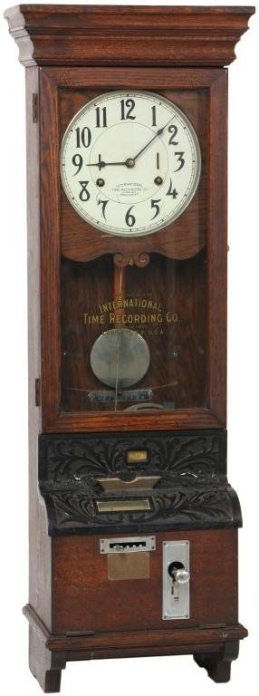115 international time recorder clock lot 115 time recording