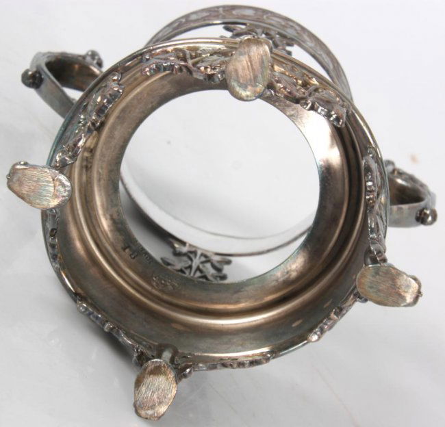 Victorian Silver Plated Pickle Caster Lot 386