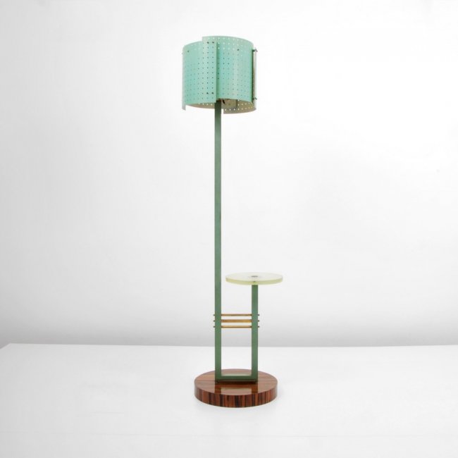 Rare Floor Lamp Attributed to DjoBourgeois Lot 86