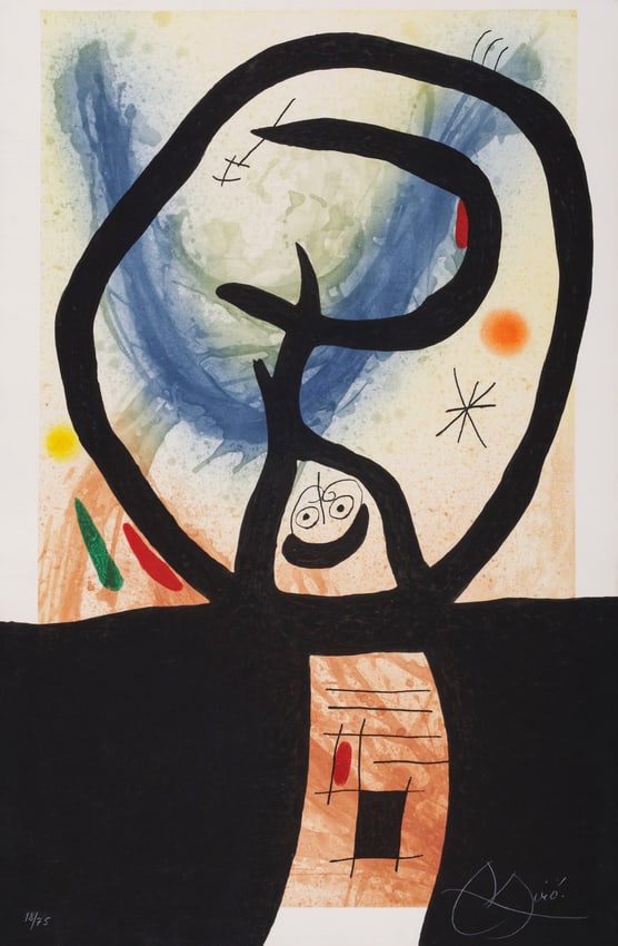 Joan Miro LA FRONDE Etching / Aquatint / Carborundum Print