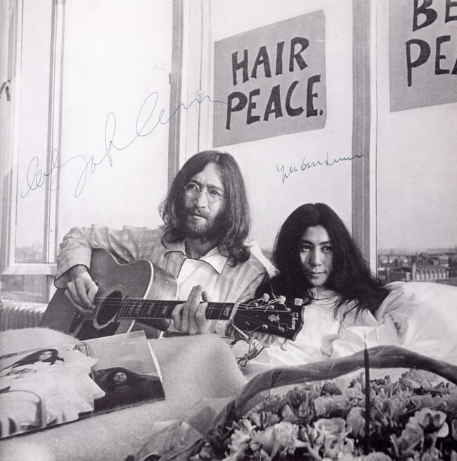 Nico Koster BED-IN FOR PEACE OF JOHN LENNON AND YOKO ONO Photograph