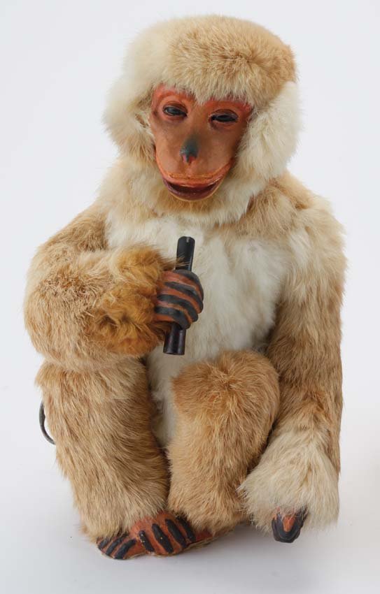 smoking toy monkey