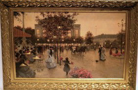 C. Kieffer Print, “Bustling Boulevard”, Paris Scene : Lot 26120