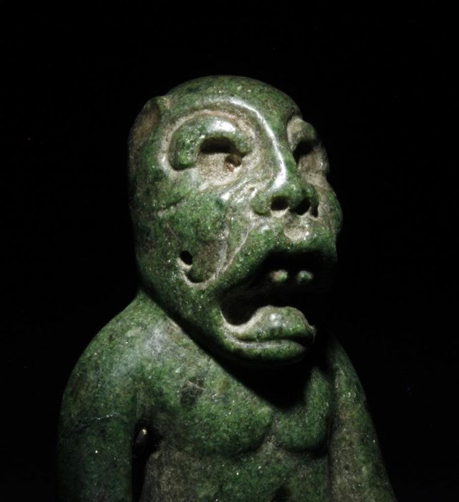 Superb Olmec Green Jade Were-Jaguar : Lot 344