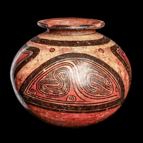 Cocle Polychrome Decorated Olla