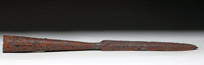 Roman Iron Socketed Spearhead (Hasta), ex-Piscopo : Lot 306