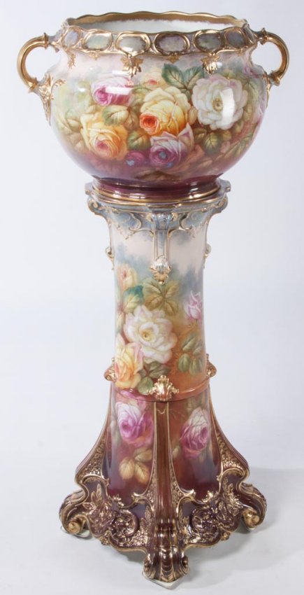 GERMAN POTTERY FRANZ ANTON MEHLEM, ROYAL BONN FACTORY M ...