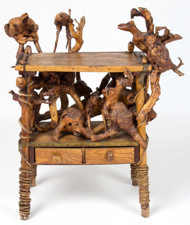 KUMP / HOUSER FAMILY, ELKINS, WEST VIRGINIA FOLK ART Lot 458