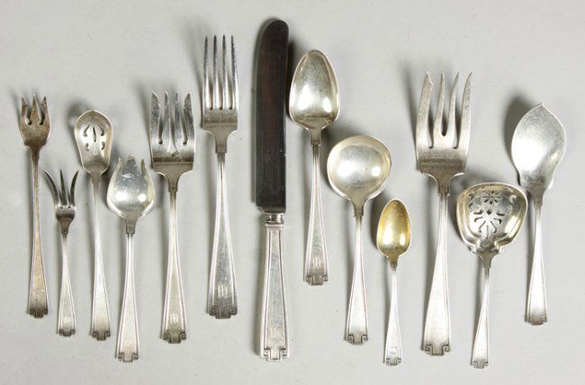 Gorham Sterling Silver Flatware- Etruscan Pattern : Lot 11A