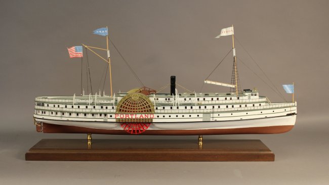 Scale model of the steamer Portland : Lot 7