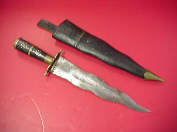 521 Indian Wavy Bladed Dagger Lot 521