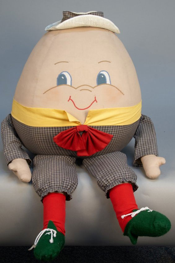 Vintage Large Stuffed Humpty Dumpty Doll Lot 52