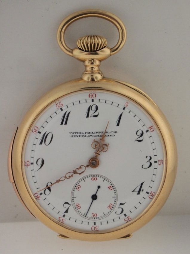 Patek Philippe 18k Gold Minute Repeater Pocket Watch.