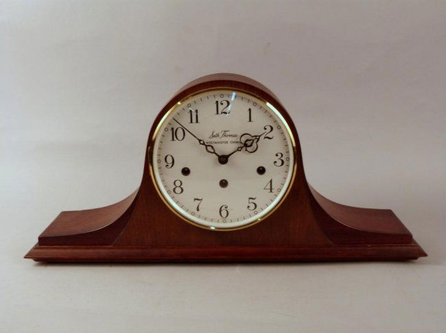 119: Seth Thomas Westminster Chime Mantel Clock : Lot 119