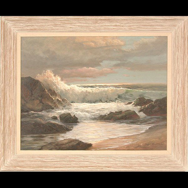 190 Robert Wood American Painting, Seascape Lot 190