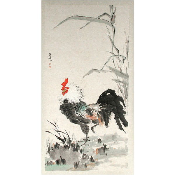 Chinese Brush Paintings Of Roosters Chinese Brush Paintings Of Roosters