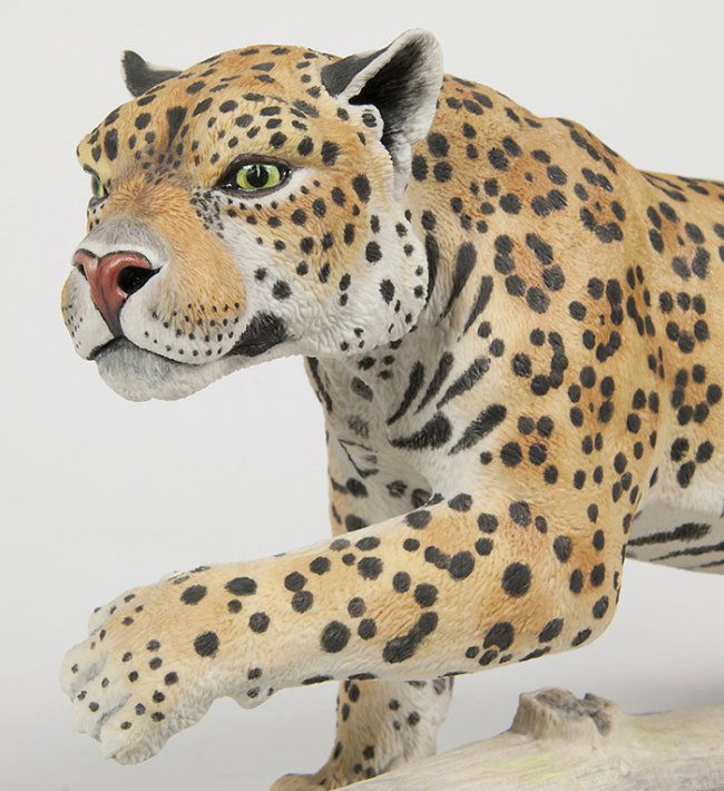 porcelain jaguar figurine