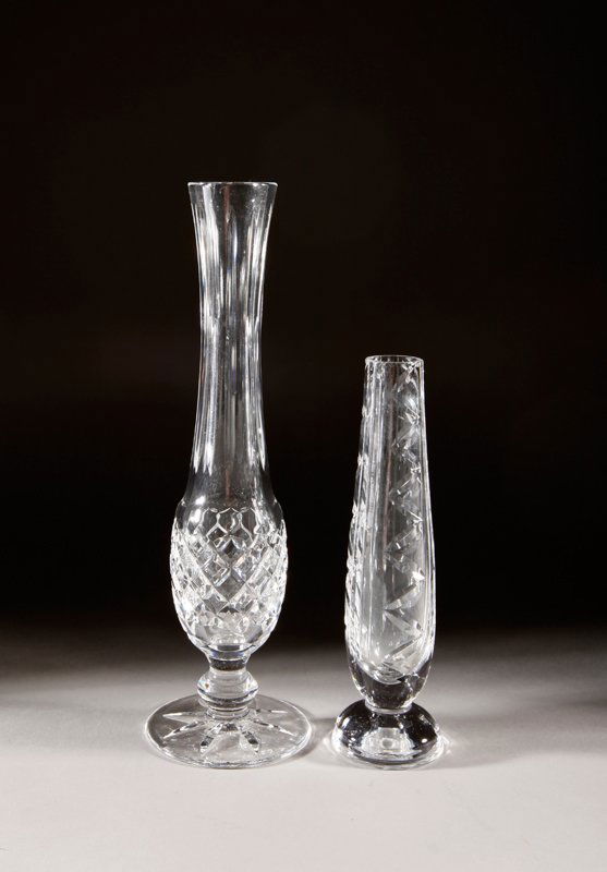 27 2 Waterford Crystal Bud Vases Lot 27