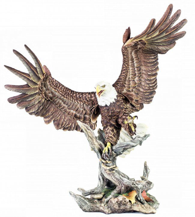 IMPORTANT AND LARGE BOEHM PORCELAIN BALD EAGLE LIMITED : Lot 49