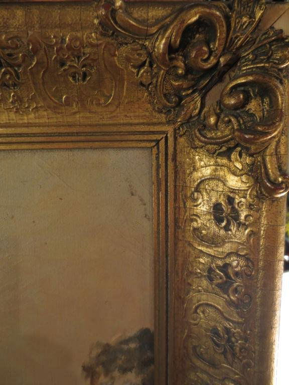 W.C. KENT OIL PAINTING ON CANVAS, "GLITTERING SEA", SIG Lot 66