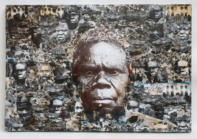 Oye Tyehimba (Jamaican) Mixed Media, 48