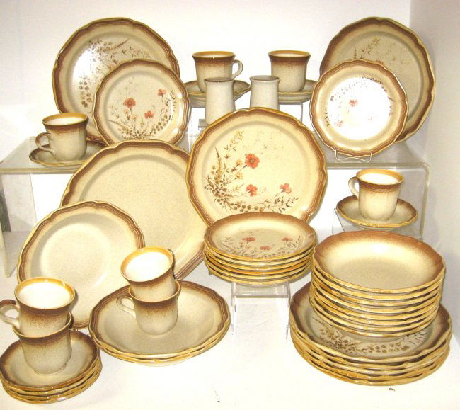 44 piece grouping of Mikasa stoneware, Lot 47