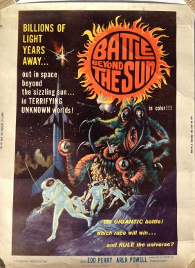 BATTLE BEYOND THE SUN MOVIE POSTER : Lot 1405