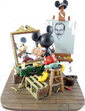 disney self portrait figurine