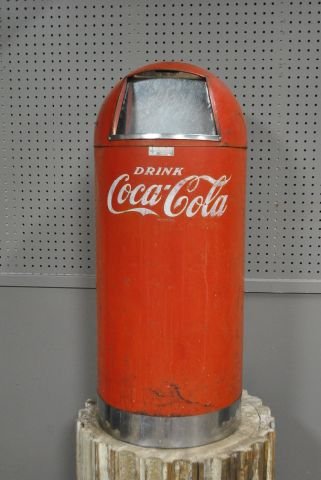 Coca Cola Trash Can : Lot 214