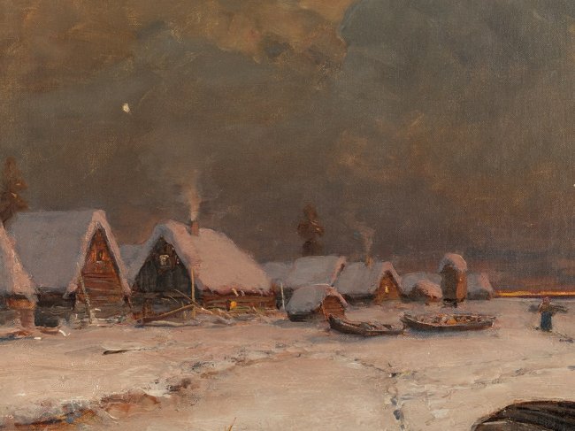 Julius Von Klever (1850-1924), Naissaar Winter : Lot 33