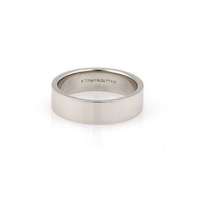 Tiffany  Co. Platinum 6mm Wedding Band Ring