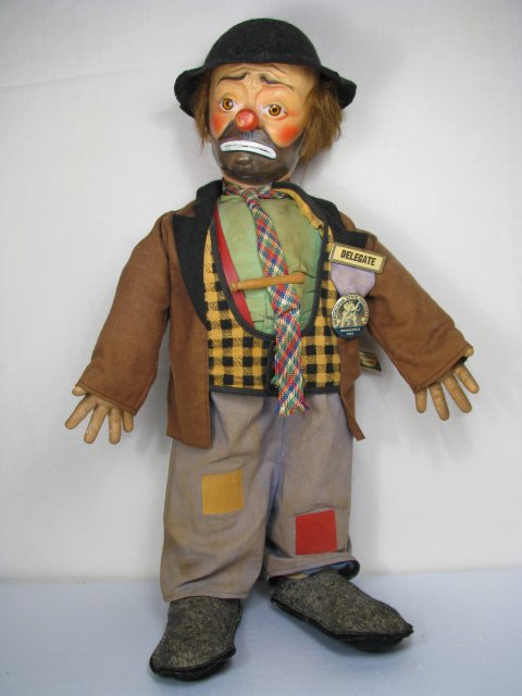 emmett kelly clown doll