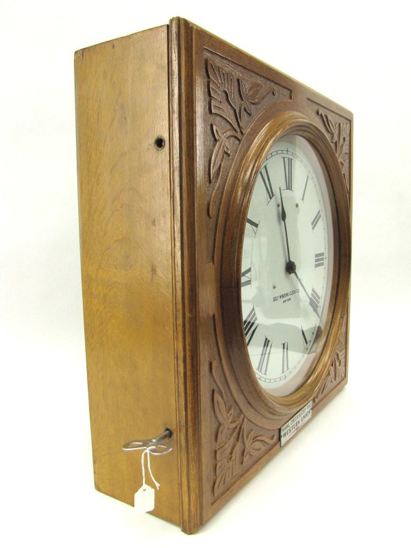 WESTERN UNION NAVAL OBSERVATORY TIME WALL CLOCK Lot 65