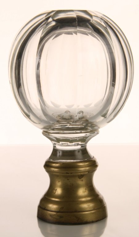 CRYSTAL NEWEL POST FINIAL : Lot 309
