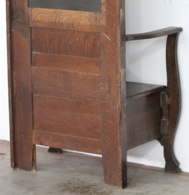 Antique Hall Tree Lot 178