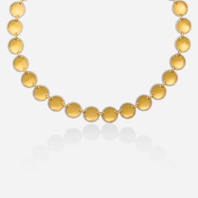Gurhan, Diamond, gold, and platinum necklace