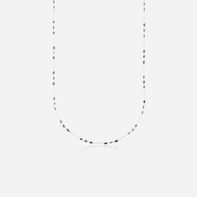 Sapphire and white gold necklace