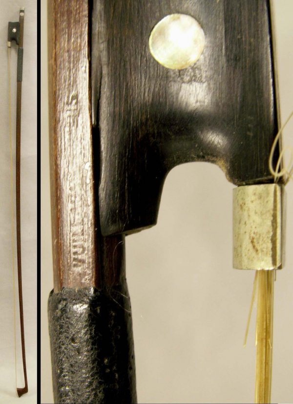 15 VINTAGE VIOLIN BOW STAMPED VUILLAUME ET PARIS Lot 15