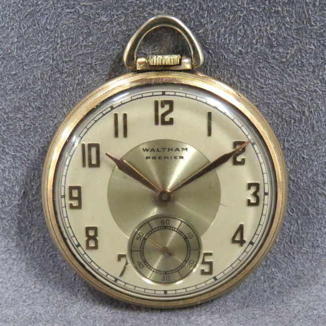 waltham premier pocket watch