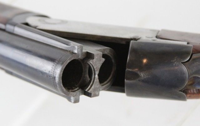 FRENCH ST ETIENNE OVER UNDER 12 GA SHOTGUN : Lot 1325