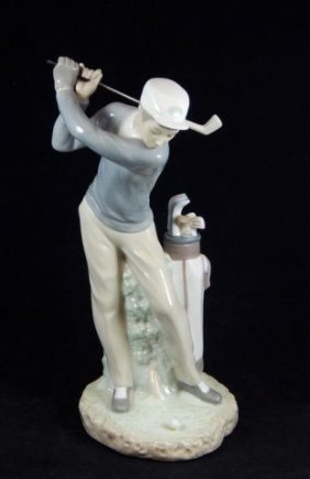 Lladro Golf Figure Man 117