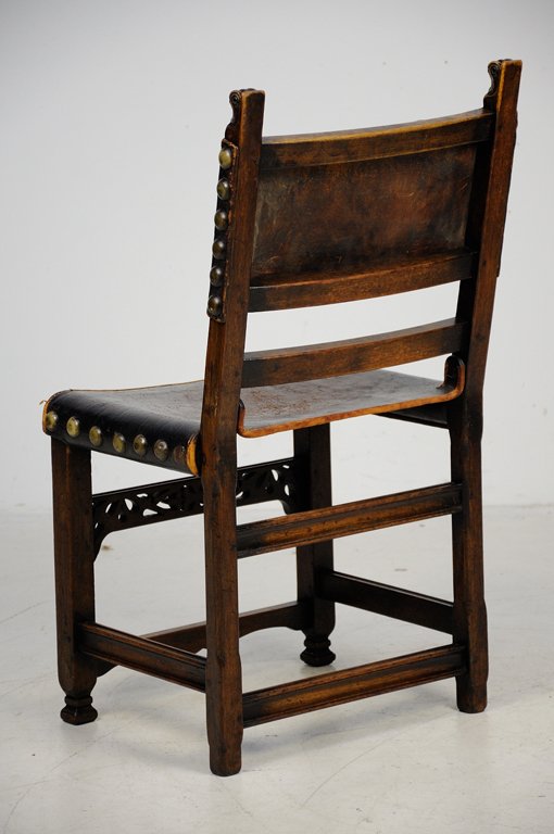 A SET OF SIX GOTHIC REVIVAL STYLE FARTHINGALE CHAIRS Lot 10