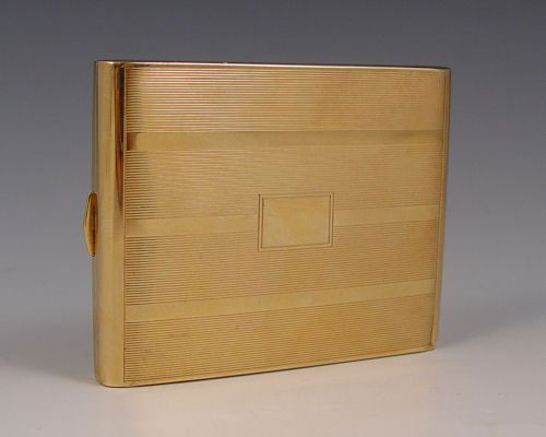 20: 14K GOLD DUNHILL CIGARETTE CASE : Lot 20