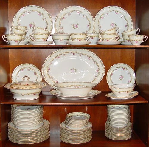 358: SET OF ALADDIN FINE CHINA 79 pc OCCUPIED JAPAN : Lot 358