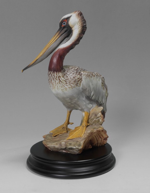 KAISER OF GERMANY PORCELAIN PELICAN SCULPTURE : Lot 1499