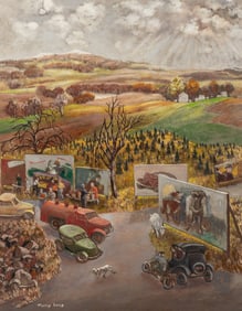 Molly Luce (American, 1896-1986) Route 138 North of Somerset, Massachusetts, c. 1936